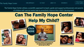 What Familyhopecenter.org website looked like in 2018 (5 years ago)