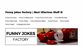What Funnyjokesfactory.co.uk website looked like in 2018 (6 years ago)