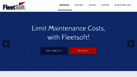 What Fleetsoft.com website looked like in 2018 (5 years ago)