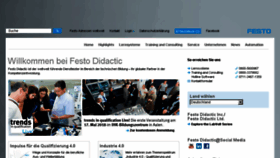 What Festo-didactic.de website looked like in 2018 (6 years ago)