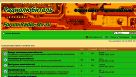 What Forum.radio-stv.ru website looked like in 2018 (6 years ago)