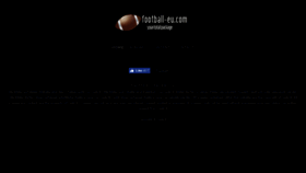 What Football-eu.com website looked like in 2018 (5 years ago)