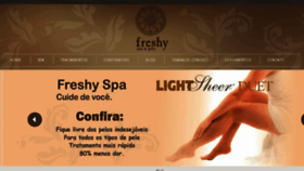 What Freshyspa.com.br website looked like in 2018 (6 years ago)