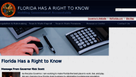 What Floridahasarighttoknow.com website looked like in 2018 (6 years ago)