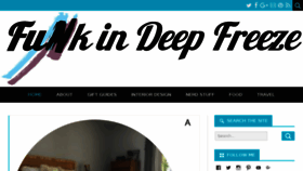 What Funkindeepfreeze.com website looked like in 2018 (6 years ago)