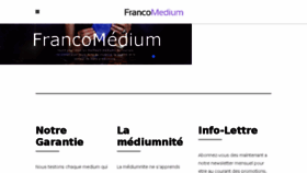 What Francomedium.com website looked like in 2018 (5 years ago)