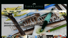 What Faber-castell.it website looked like in 2018 (6 years ago)