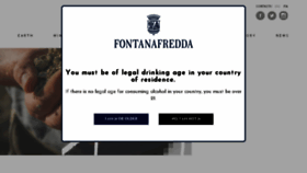 What Fontanafredda.it website looked like in 2018 (6 years ago)