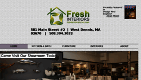 What Freshinteriorsinc.com website looked like in 2018 (6 years ago)