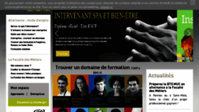 What Fac-metiers.fr website looked like in 2018 (5 years ago)