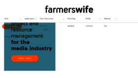 What Farmerswife.com website looked like in 2018 (5 years ago)