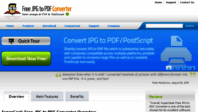 What Free-jpg-to-pdf.com website looked like in 2018 (5 years ago)