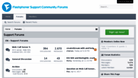 What Forum.flashphoner.com website looked like in 2018 (7 years ago)
