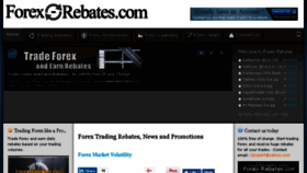 What Forex-rebates.com website looked like in 2018 (5 years ago)