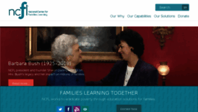 What Familieslearning.org website looked like in 2018 (5 years ago)