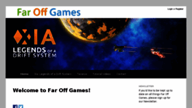 What Faroffgames.com website looked like in 2018 (6 years ago)