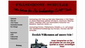 What Fraesdienst-schulze.de website looked like in 2018 (6 years ago)