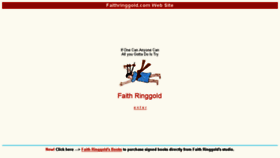 What Faithringgold.com website looked like in 2018 (6 years ago)