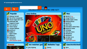 What Funnygames.eu website looked like in 2018 (5 years ago)
