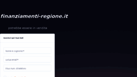 What Finanziamenti-regione.it website looked like in 2018 (6 years ago)