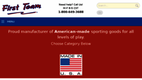 What Firstteaminc.com website looked like in 2018 (5 years ago)
