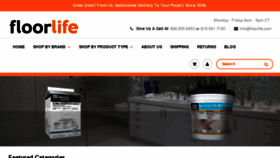 What Floorlife.com website looked like in 2018 (6 years ago)