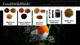 What Food4wildbirds.co.uk website looked like in 2018 (5 years ago)
