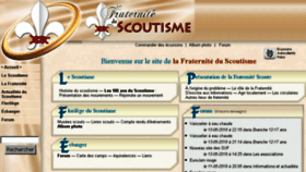 What Fraternite.net website looked like in 2018 (5 years ago)