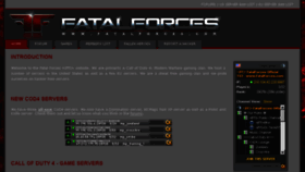 What Fatalforces.com website looked like in 2018 (5 years ago)
