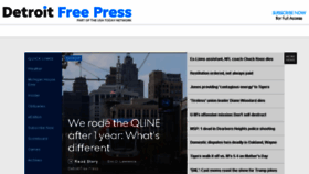 What Freepress.com website looked like in 2018 (5 years ago)