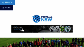 What Footballnsw.com website looked like in 2018 (5 years ago)