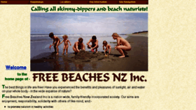 What Freebeaches.org.nz website looked like in 2018 (5 years ago)