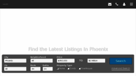 What Forsalephoenixhomes.com website looked like in 2018 (5 years ago)