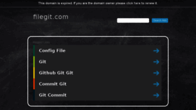 What Filegit.com website looked like in 2018 (7 years ago)