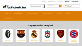 What Fociholmik.hu website looked like in 2018 (6 years ago)