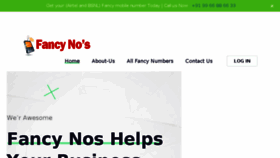 What Fancynos.com website looked like in 2018 (5 years ago)