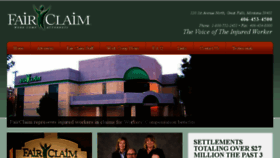 What Fairclaimlawyers.com website looked like in 2018 (6 years ago)