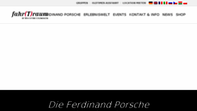 What Fahrtraum.at website looked like in 2018 (6 years ago)
