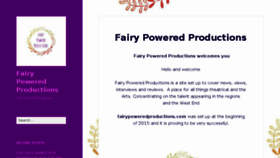 What Fairypoweredproductions.com website looked like in 2018 (6 years ago)