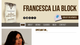 What Francescaliablock.com website looked like in 2018 (5 years ago)
