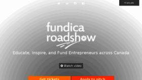 What Fundingroadshow.com website looked like in 2018 (5 years ago)