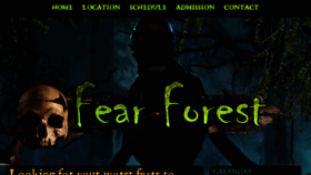 What Fearforest.net website looked like in 2018 (5 years ago)