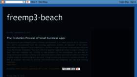 What Freemp3-beach.blogspot.com website looked like in 2018 (6 years ago)
