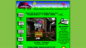 What Flamingoguy.com website looked like in 2018 (5 years ago)
