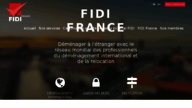What Fidi-france.com website looked like in 2018 (6 years ago)