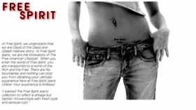 What Freespiritjeans.com website looked like in 2018 (5 years ago)