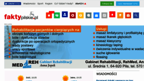 What Faktypilskie.pl website looked like in 2018 (7 years ago)