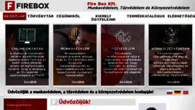 What Firebox.hu website looked like in 2018 (5 years ago)