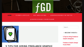 What Freelancegraphicdesigner.info website looked like in 2018 (5 years ago)