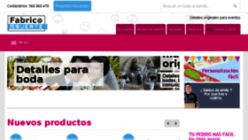 What Fabricadelasuerte.es website looked like in 2018 (5 years ago)